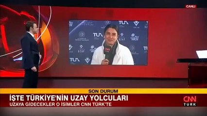 Türkiye'nin Uzay Yolcuları, CNN TÜRK ekranlarında konuştu