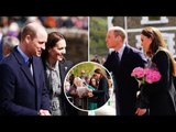 ROYALS SHOCKED! Princess Kate and William share touching moment at site where 116 children died
