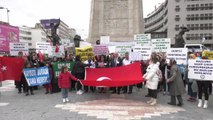 Ücretli Öğretmenler Ankara'da Kadro Talebiyle Eylem Yaptı