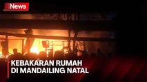 Ditinggal Mudik, Tiga Rumah Warga di Mandailing Natal Terbakar