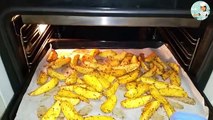 Baked Potato Wedges بیکڈ پوٹاٹو ویجیز