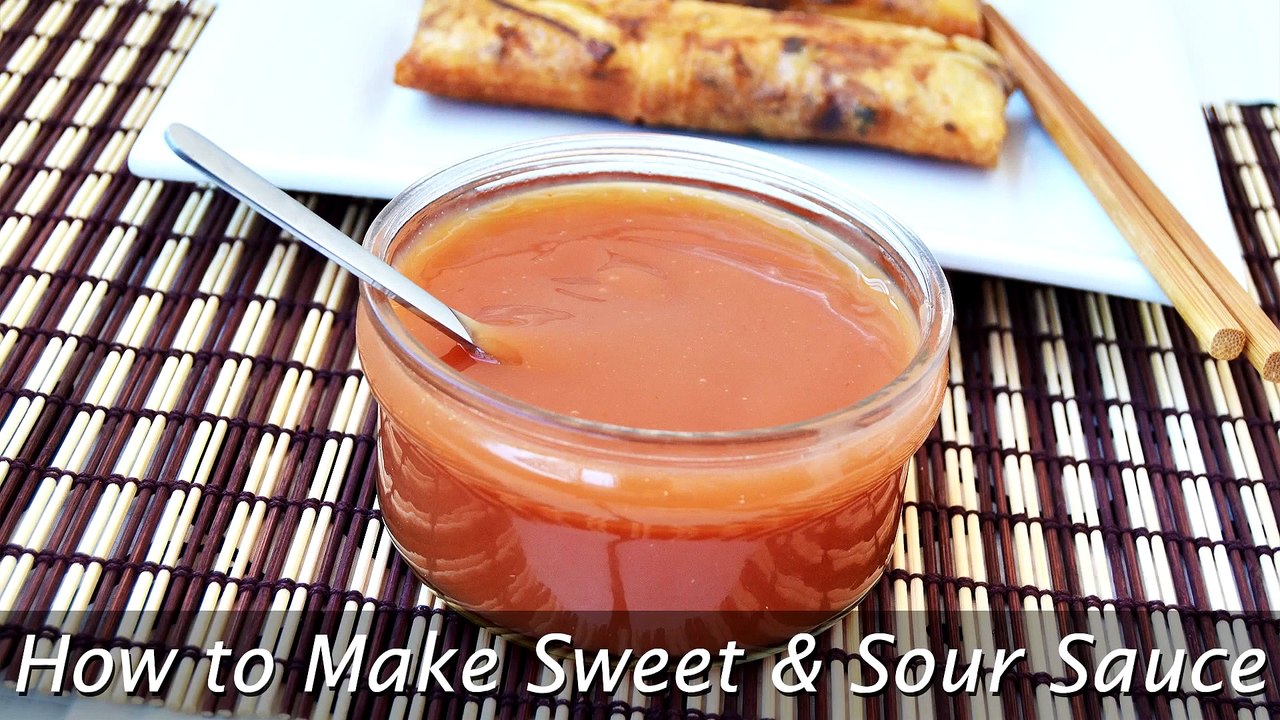 How to Make Sweet & Sour Sauce Easy Homemade Sweet & Sour Sauce