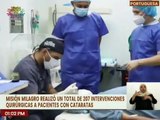 207 intervenciones quirúrgicas a pacientes con cataratas realizó la Misión Milagros en Portuguesa