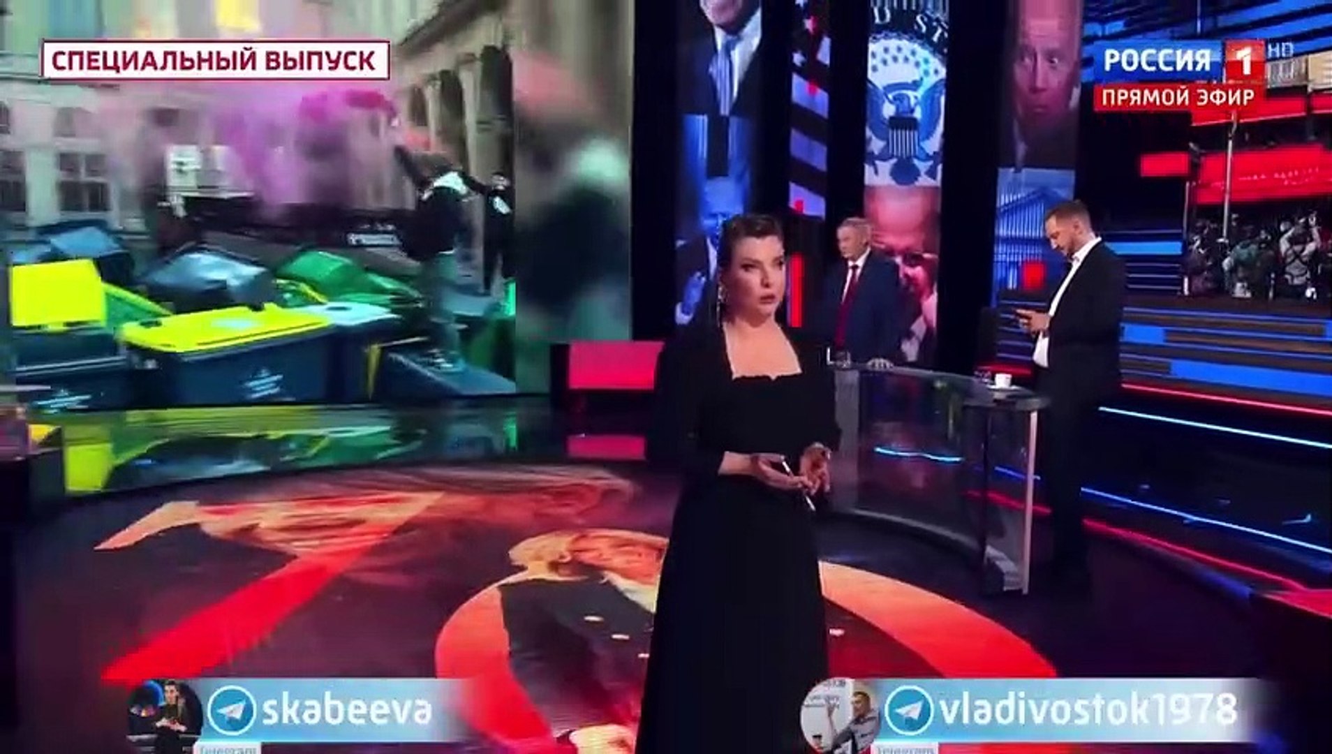 ⁣Russian propagandist Skabeeva on Russian state television