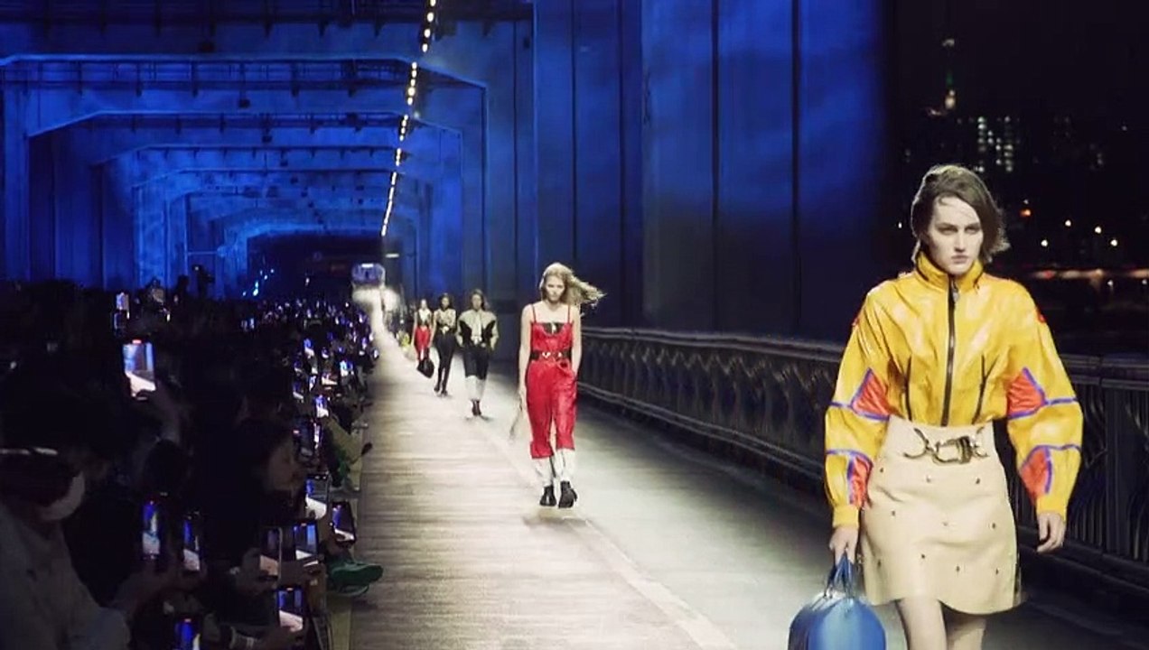 Louis Vuitton holds fashion show in Seoul, South Korea