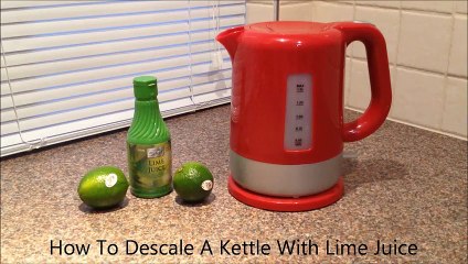 How To Descale A Kettle With Lime Juice