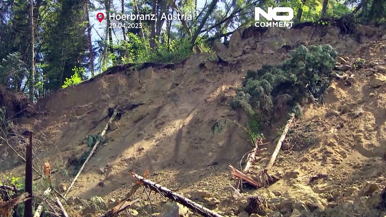 Wegen Erdrutschgefahr mehrere Häuser in Österreich evakuiert