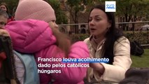 Papa agradece acolhimento de refugiados ucranianos na Hungria