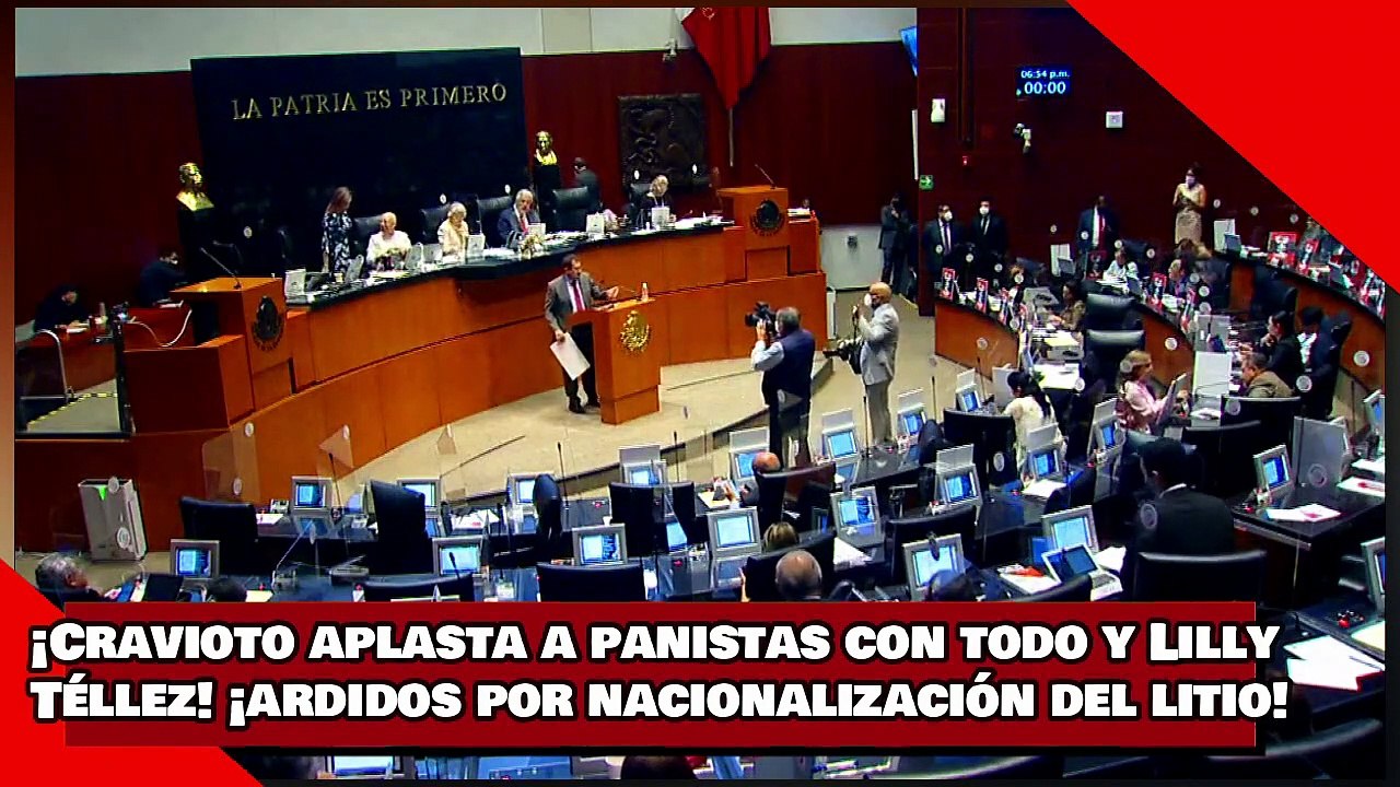 ¡VEAN! ¡Cravioto aplasta a panistas con todo y Lilly Téllez! ¡Ardidos por nacionalización del litio!