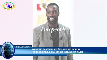 Omar Sy : Sa femme Hélène sublime dans sa  robe de mariée, des images intimes dévoilées