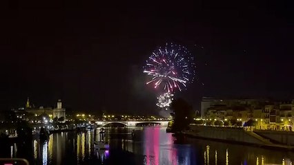 Los fuegos artificiales de la Feria de Abril 2023