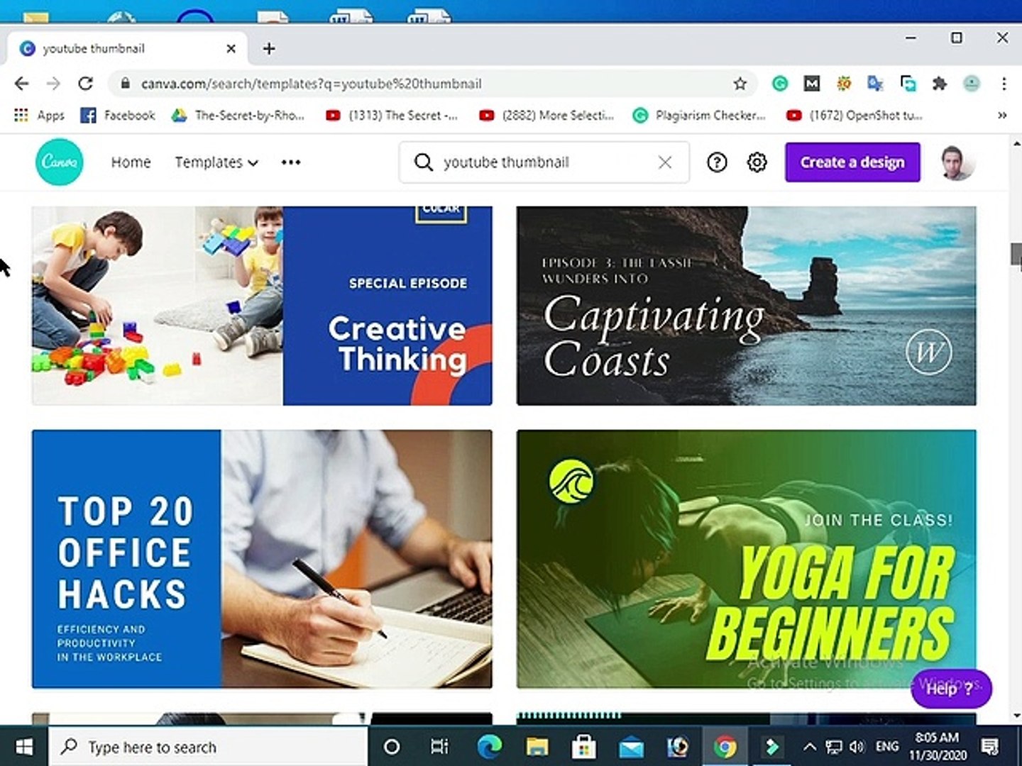 ⁣How to make dailymotion or youtube thumbnail in canva | simple method with complete process in engli