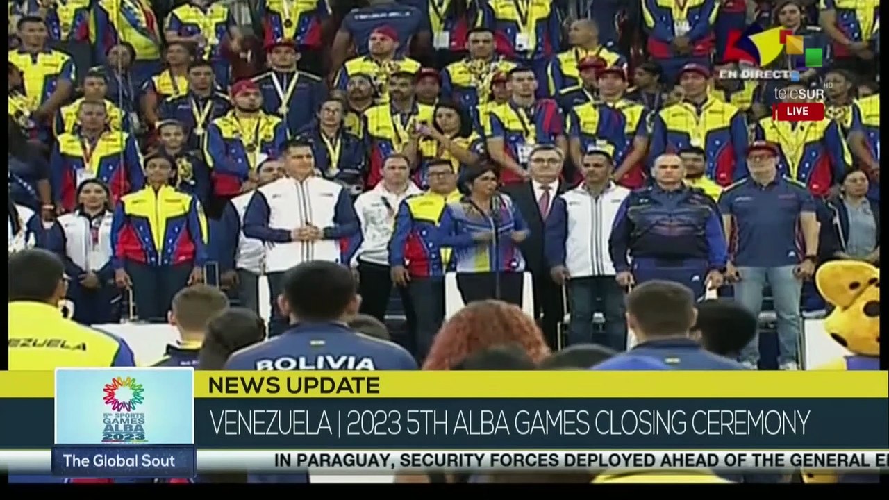 "At the end of these ALBA Games, the only flag is the flag of humanity, peace and friendship"