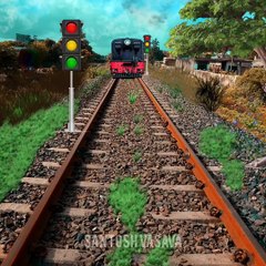 Train started in the village