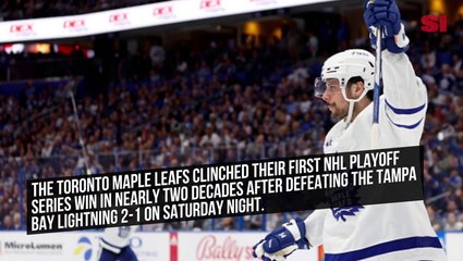 Maple Leafs Win First Playoff Series Since 2004