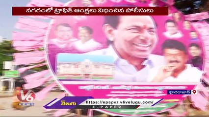 Traffic Diversion In City Due To Secretariat Inaugurates _  Hyderabad _ V6 News