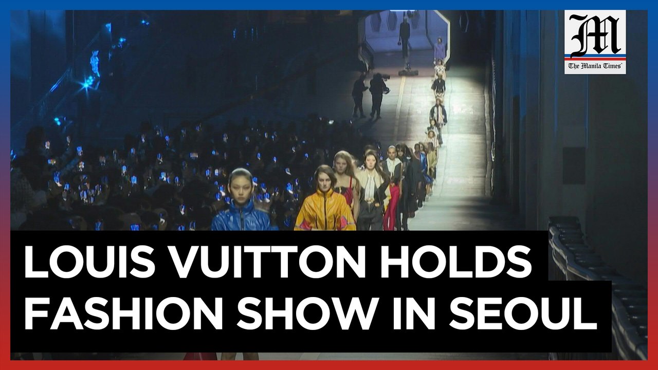 Louis Vuitton holds fashion show in Seoul, South Korea