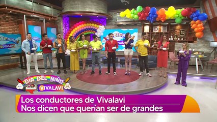 Elenco de 'Vivalavi' se pone sentimental por el día del niño