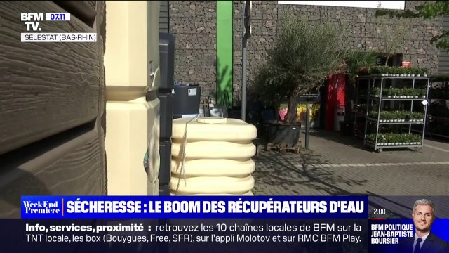 Sécheresse: le boom des récupérateurs d'eau de pluie