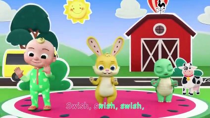 Wheels on the Bus Dance Party _ CoComelon Animal Time _ Animals for Kids