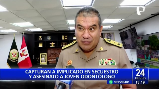 PNP brinda detalles del asesinato de odontólogo en manos de delincuentes