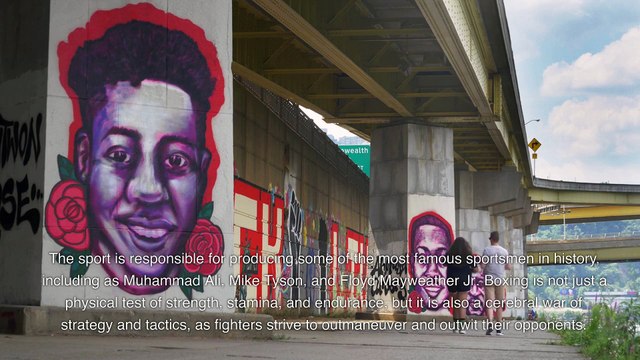 Boxing is a combat sport in which two people usually wearing protective Gloves and punches eachother