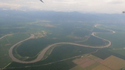 Take-off from San Pedro Sula, Honduras.