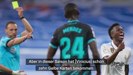 Ancelotti: "Vinicius wurde ziemlich hart angegangen"