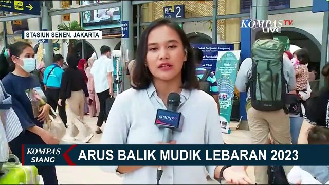 Sudah Lewat Seminggu Usai Lebaran, Stasiun Pasar Senen Jakarta Masih Ramai Pemudik Berangkat!