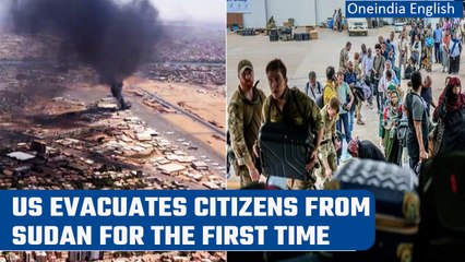 Sudan: US launches first mass evacuation of its citizens from the conflict-hit country|Oneindia News