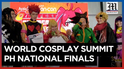 Groups compete at the World Cosplay Summit Philippines National Finals
