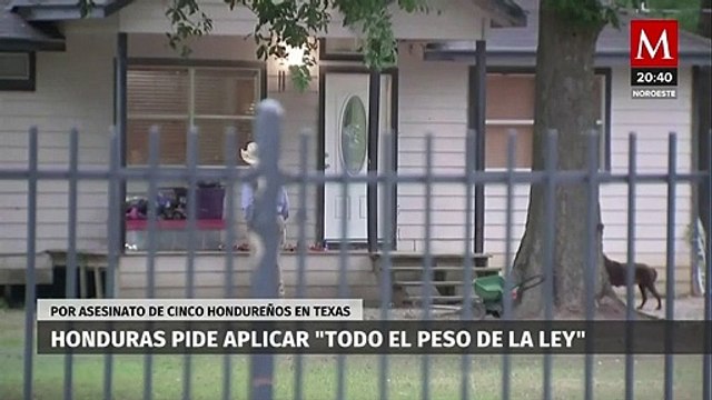 Honduras pide aplicar todo el peso de la ley por asesinato de cinco hondureños en Texas