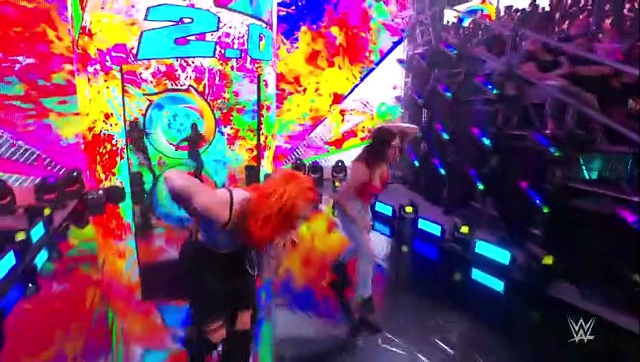 Wade Barrett - Emptying the contents all over Mandy Rose