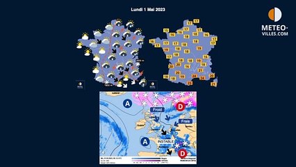 prévisions meteo villes du dimanche 30 avril 2023