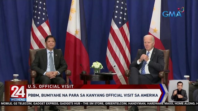 Business engagement at military enhancement, kabilang sa pag-uusapan nina PBBM at Biden | 24 Oras Weekend