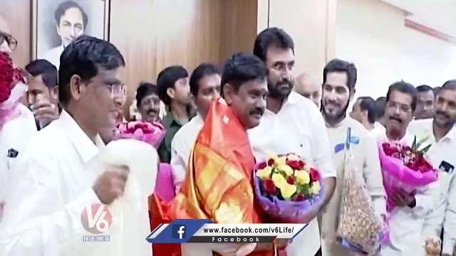 Minister Vemula Prashanth Reddy Chamber In Telangana New Secretariat Building _ V6 News