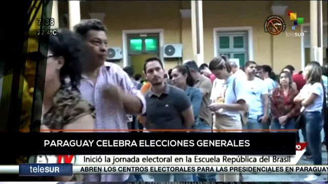 teleSUR Noticias 08:30 30-04: Paraguay celebra comicios generales