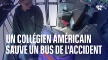 Un collégien américain de 13 ans prend le contrôle d'un bus scolaire après le malaise de la conductrice et évite l'accident