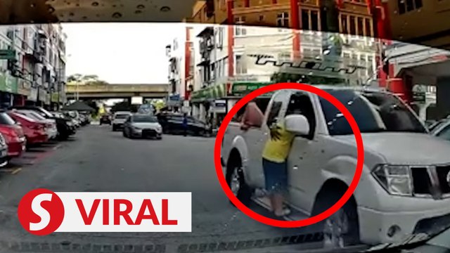 Police looking for culprits behind child clinging on moving pickup truck incident