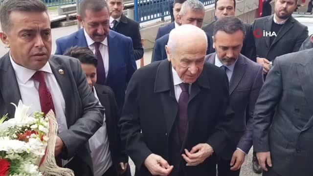 MHP lideri Bahçeli, Başkan Vergili ile görüştü