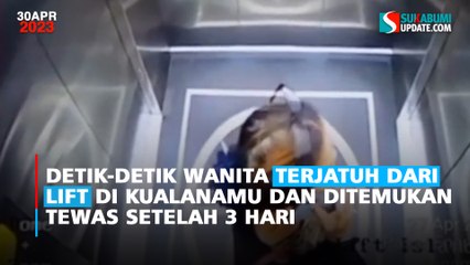 Detik-Detik Wanita Terjatuh dari Lift di Kualanamu dan Ditemukan Tewas Setelah 3 Hari