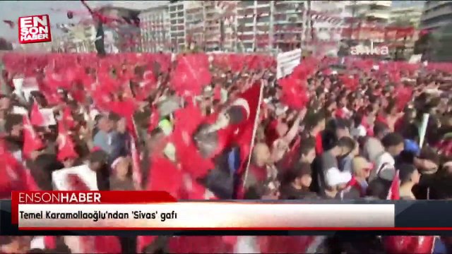 Temel Karamollaoğlu'ndan 'Sivas' gafı