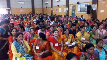 समन्वय नर्मदापुरम विभाग के एक‌ दिवसीय शक्ति समागम मे शामिल हुई चार जिलों की महिलाएं