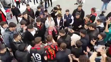 Şampiyonluk mücadelesi veren Çorum FK’ya taraftar desteği