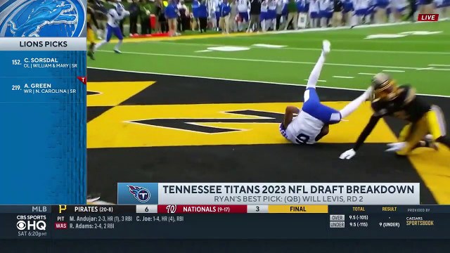 Titans' 2023 NFL Draft BEST Pick and BIGGEST Steal I CBS Sports