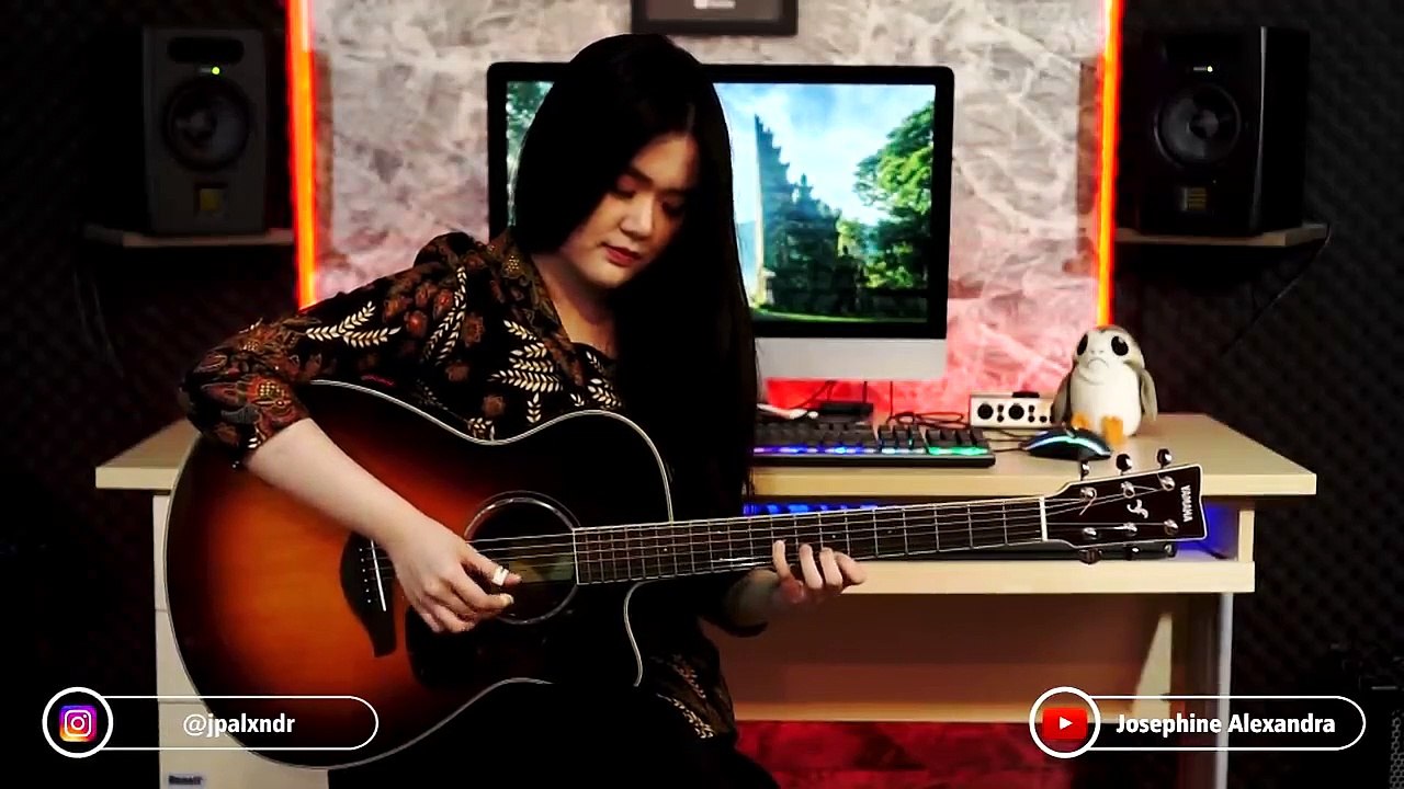 (Weird Genius ft. Sara Fajira) Lathi - Fingerstyle Guitar Cover - Josephine Alexandra