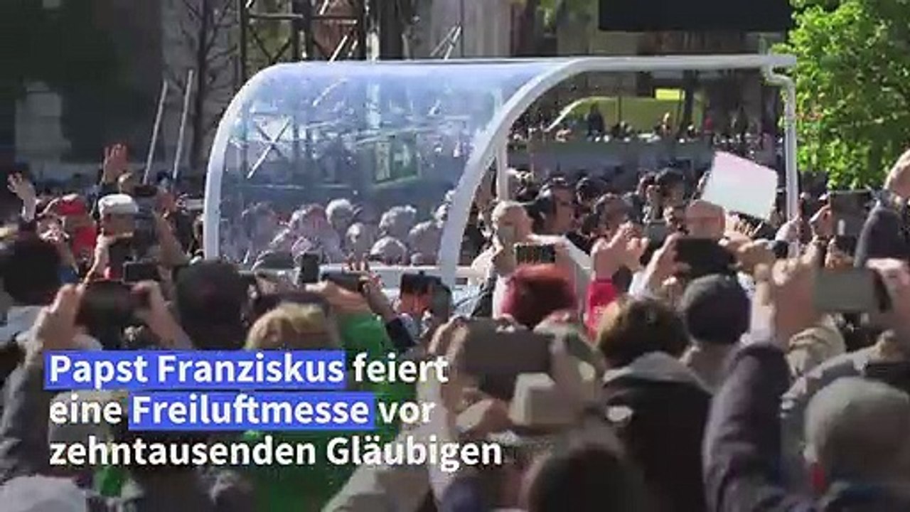 Freiluftmesse mit Papst Franziskus: Das sagen Gläubige