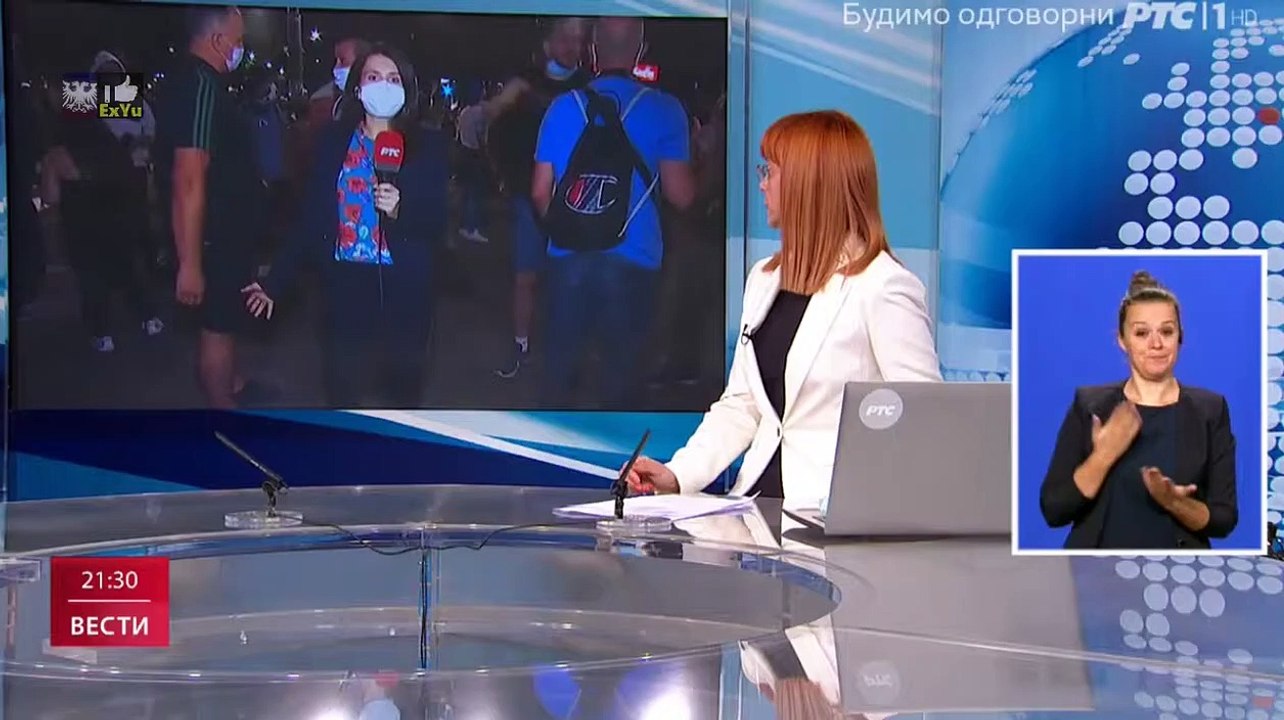 Lik pokazao zadnjicu uživo u TV programu RTS