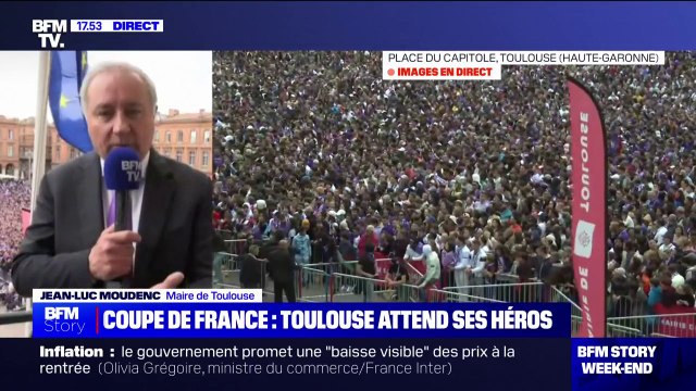 Victoire du TFC à la Coupe de France: On est tous extrêmement heureux , affirme le maire de Toulouse, Jean-Luc Moudenc