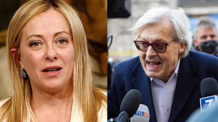 Download Video: Vittorio Sgarbi zittisce la sinistra Meloni Vi spiego il suo antifascismo